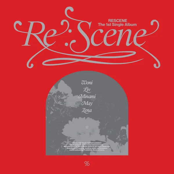 리센느 싱글 1집 Re:Scene 공식 앨범 재킷